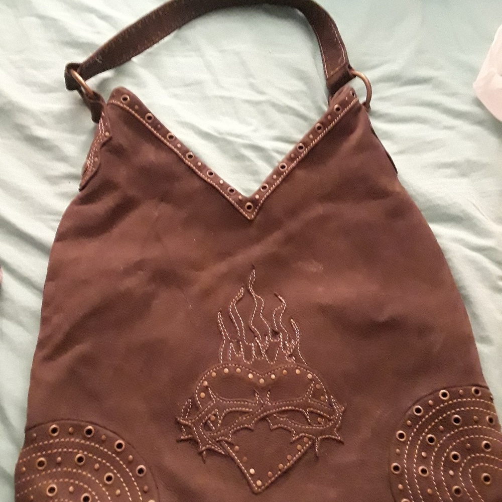 JLo faux leather bag